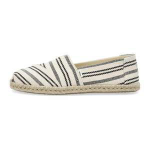 TOMS Espadrilky 'ALPARGATA ROPE'  svetlobéžová / čierna / biela