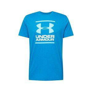 UNDER ARMOUR Funkčné tričko 'Foundation'  modrá / svetlomodrá / biela