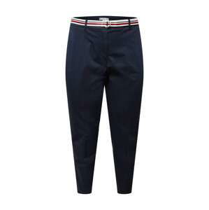 Tommy Hilfiger Curve Chino nohavice 'Hailey'  tmavomodrá / červená / biela