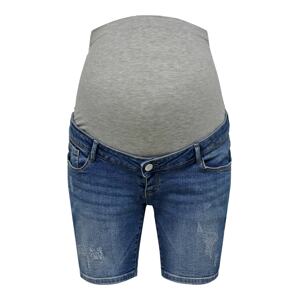 Only Maternity Džínsy 'Laola'  modrá denim / sivá melírovaná