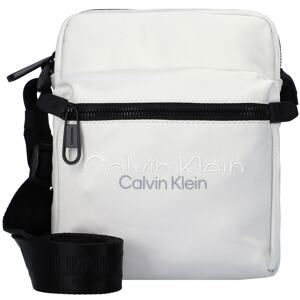 Calvin Klein Taška cez rameno  biela / čierna / sivá