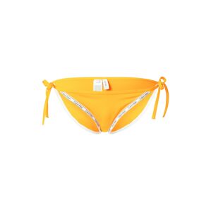 Calvin Klein Swimwear Bikinové nohavičky 'STRING SIDE TIE'  oranžová / biela / čierna