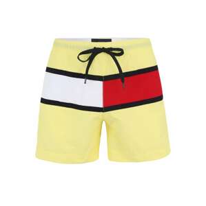 TOMMY HILFIGER Plavecké šortky  svetložltá / červená / čierna / biela