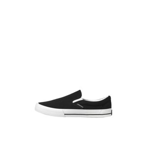 JACK & JONES Slip-on obuv 'Fuller'  antracitová / biela