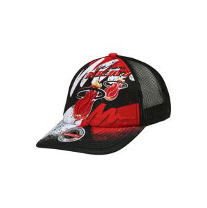 Mitchell & Ness Čiapka 'Hyper Trucker Snapback'  čierna / ohnivo červená / žltá / biela