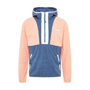 COLUMBIA Športový sveter  ružová / tmavomodrá / biela