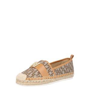 River Island Espadrilky  žltohnedá / karamelová / biela