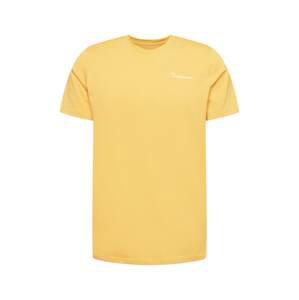 KnowledgeCotton Apparel Tričko 'ALDER'  zlatá žltá / zmiešané farby