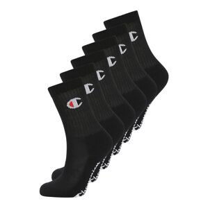 Champion Authentic Athletic Apparel Športové ponožky  čierna / biela / červená