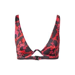 Hunkemöller Bikinový top  vínovo červená / brusnicová / svetločervená / čierna