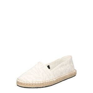 Calvin Klein Jeans Espadrilky  biela / svetlosivá