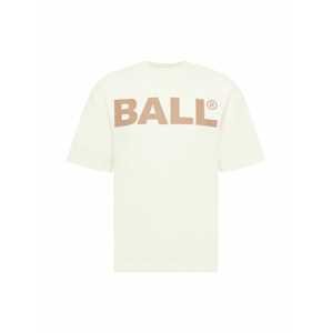 Ball Tričko  biela / karamelová