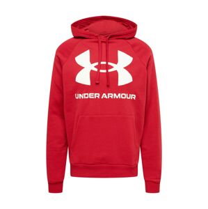 UNDER ARMOUR Športová mikina 'Rival'  burgundská / biela