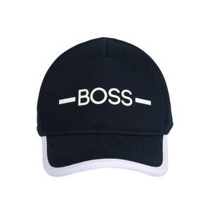 BOSS Kidswear Klobúk  námornícka modrá / biela