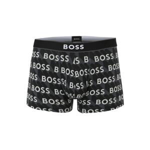 BOSS Casual Boxerky  tmavosivá / čierna / biela