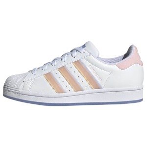 ADIDAS ORIGINALS Tenisky 'Superstar'  biela / broskyňová / svetloružová / tyrkysová