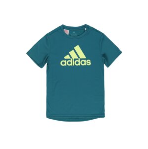 ADIDAS ORIGINALS Funkčné tričko  petrolejová / biela / svetlozelená