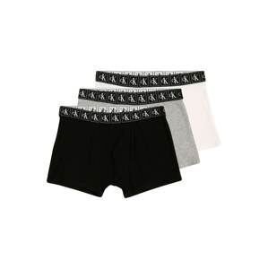 Calvin Klein Underwear Nohavičky  čierna / sivá / biela / ružová