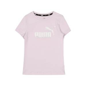 PUMA Funkčné tričko  strieborná / pastelovo fialová