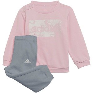 ADIDAS PERFORMANCE Tréningový komplet  ružová / sivá