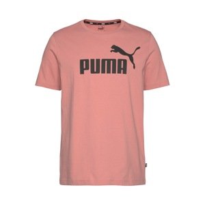 PUMA Tričko  čierna / staroružová