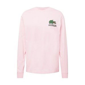 LACOSTE Tričko  ružová / zelená