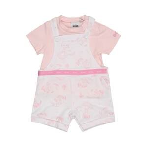 BOSS Kidswear Set  ružová / ružová / biela