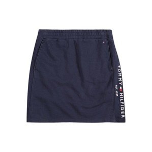 TOMMY HILFIGER Sukňa 'ESSENTIAL'  biela / červená / námornícka modrá