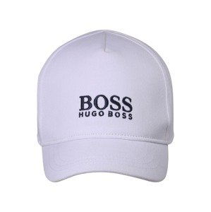 BOSS Kidswear Klobúk  šedobiela / námornícka modrá