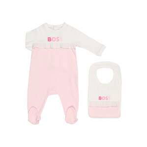 BOSS Kidswear Pyžamo  ružová / biela / zmiešané farby