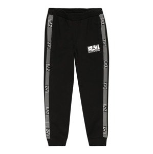 EA7 Emporio Armani Nohavice 'PANTALONI'  čierna / biela