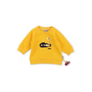 SIGIKID Sweatshirt  tmavožltá / čierna / krémová / šafránová