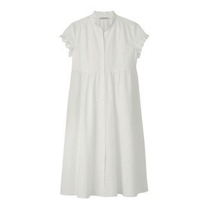 hessnatur Košeľové šaty  prírodná biela