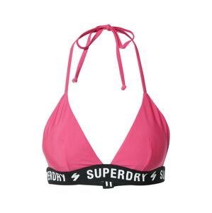 Superdry Bikinový top  ružová / čierna / biela