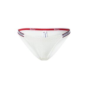 Tommy Hilfiger Underwear Nohavičky  biela / čierna / ohnivo červená