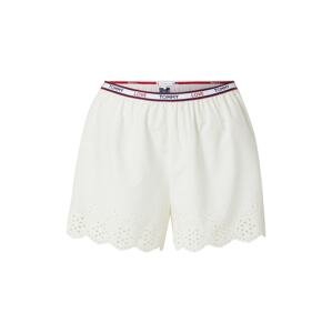 Tommy Hilfiger Underwear Pyžamové nohavice  biela / námornícka modrá / ohnivo červená
