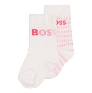 BOSS Kidswear Ponožky  biela / ružová / púdrová / pitaya