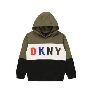 DKNY Mikina  kaki / čierna / námornícka modrá