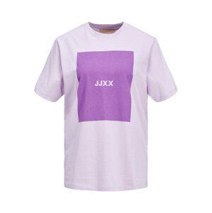 JJXX Tričko 'Amber'  pastelovo fialová / svetlofialová / biela