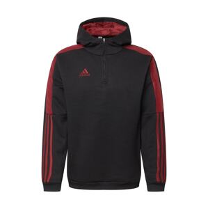 ADIDAS PERFORMANCE Športová mikina 'Tiro'  čierna / bordová