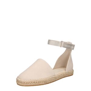 Calvin Klein Jeans Espadrilky  šedobiela / biela