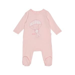 BOSS Kidswear Pyžamo  ružová / biela / cyklaménová