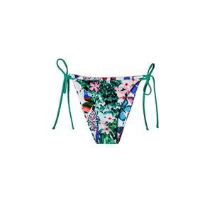 Desigual Bikinové nohavičky 'Berenice II'  zelená / ružová / červená / biela