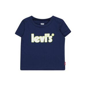 LEVI'S Tričko  tmavomodrá / biela / citrónová