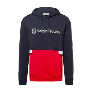 Sergio Tacchini Mikina 'ALOE'  námornícka modrá / červená / biela