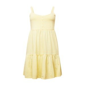 Vero Moda Curve Letné šaty 'ASTRID'  pastelovo žltá