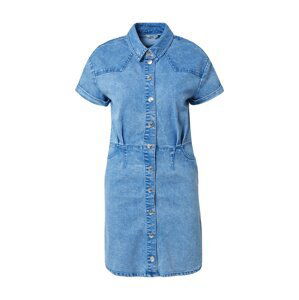 ONLY Košeľové šaty 'Fleur'  modrá denim / čierna / biela