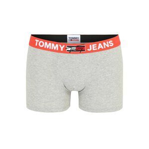 Tommy Hilfiger Underwear Boxerky 'Trunk'  červená / biela / sivá melírovaná / čierna