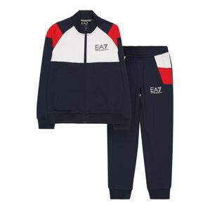 EA7 Emporio Armani Joggingová súprava  tmavomodrá / biela / svetločervená