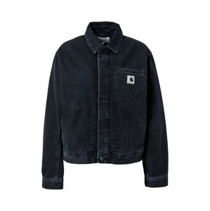 Carhartt WIP Prechodná bunda 'Nora'  čierny denim / biela